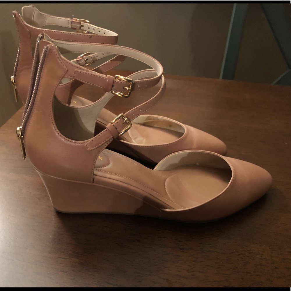 Cole Haan Nude Wedges